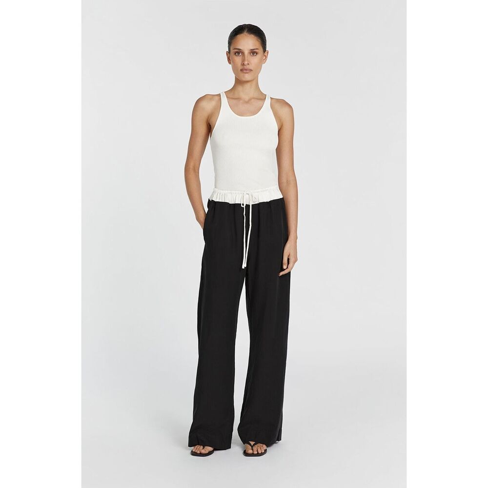 Colorblock Pattern Wide Leg Pants - image 2